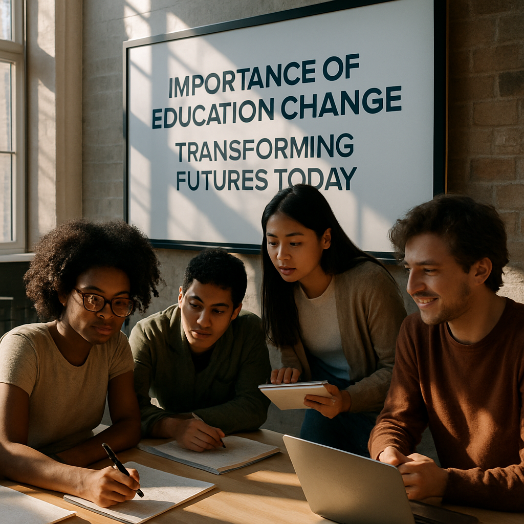 Importance of Education Change