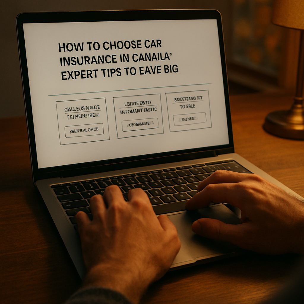 How to Choose Car Insurance in Canada